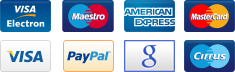 MarkeTurk accepts all major payment types.